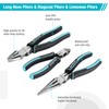 DURATECH 7-Piece Pliers Set with Rolling Pouch, Premium Cr-Ni Construction