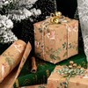 WRAPAHOLIC Kraft Christmas Wrapping Paper - 30 Inch X 100