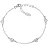 Amen Valentine 2024 Collection 925 Silver Bracelet with White Cubic
