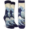 Good Luck Sock Women's The Great Wave off Kanagawa Socks,