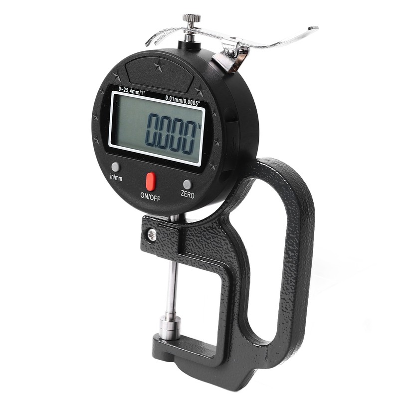 Digital Thickness Gauge High Accuracy Electronic Micrometer Thickness Meter 0.0005in