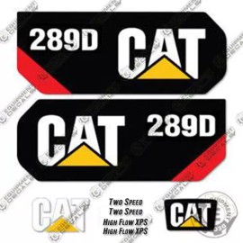 Aftermarket Fits Caterpillar 289D Decal Kit Skid Steer