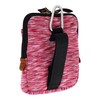 Sankyo Corporation DBLTACT Spandex Series Multi-Storage Case, 2 Pockets, Red