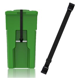 Trash Can Locks for Animals Garbage Can Locks for Animals With Adjustable Dual Paws Garbage Can Lid Locks Security Strap Trash Can Bungee Cord Belt Rope for Outside Raccoon Trash Bin Lock 1PCS