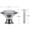 VIPMOON 10 Pack Cabinet Door Knobs Brushed Nickel Round Drawer