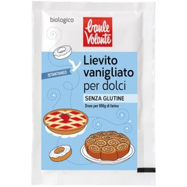 Baule volante Lievito in polvere biologico alla vaniglia - Lievito in polvere con vaniglia naturale e amido di mais - Ideale per torte, muffin, biscotti e dessert fatti in casa