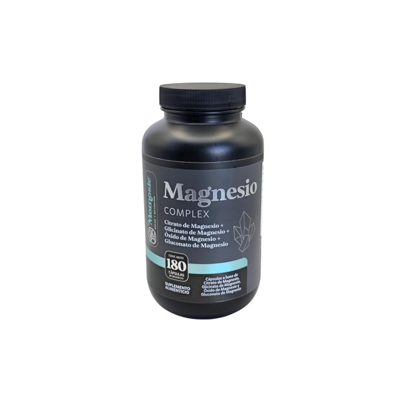 Magnesio Complex | 4 Magnesios Citrato, Glicinato, Gluconato y Óxido