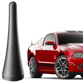 3.8 Inch Antenna for Ford Mustang (2010-2014), Aluminum Antenna Replacement Mast for Ford Mustang 2010-2014