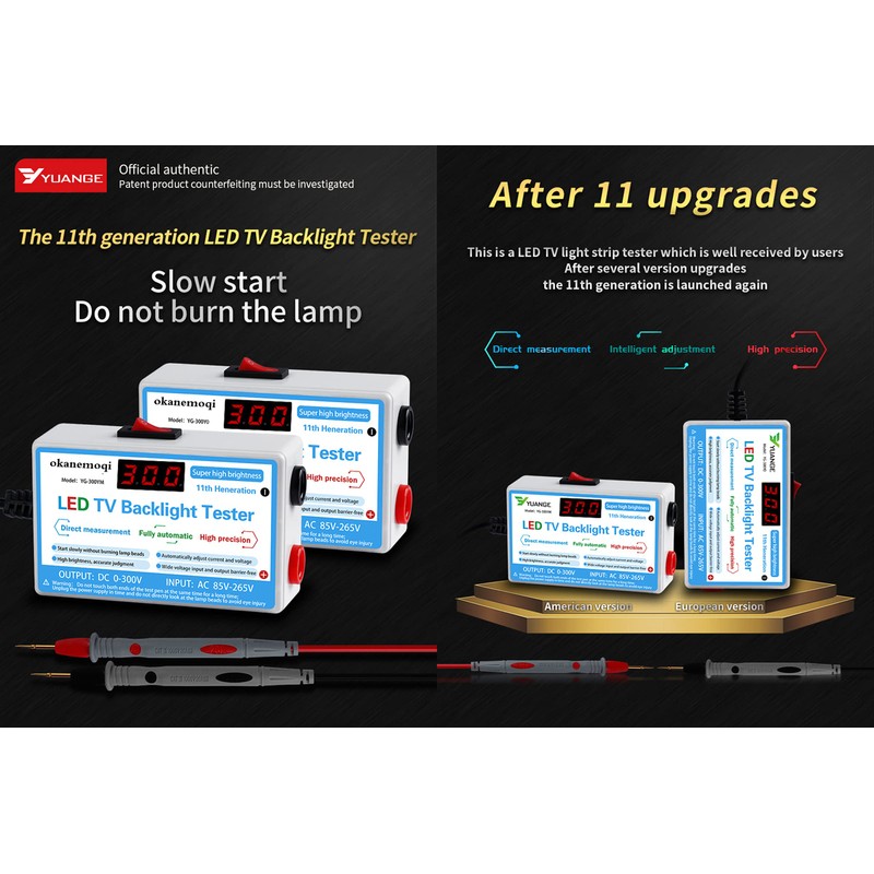 LED TV Backlight Tester, LED Light Strip Lamp Bead Repair