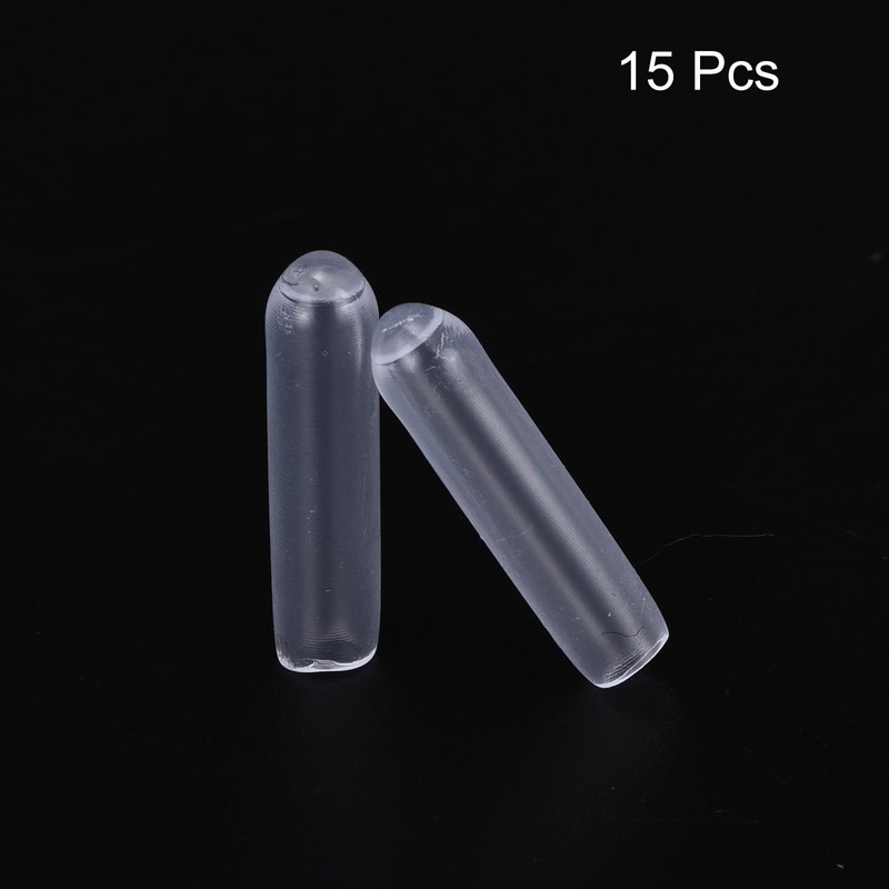 QUARKZMAN Pack of 15 Rubber End Caps 3 mm (1/8