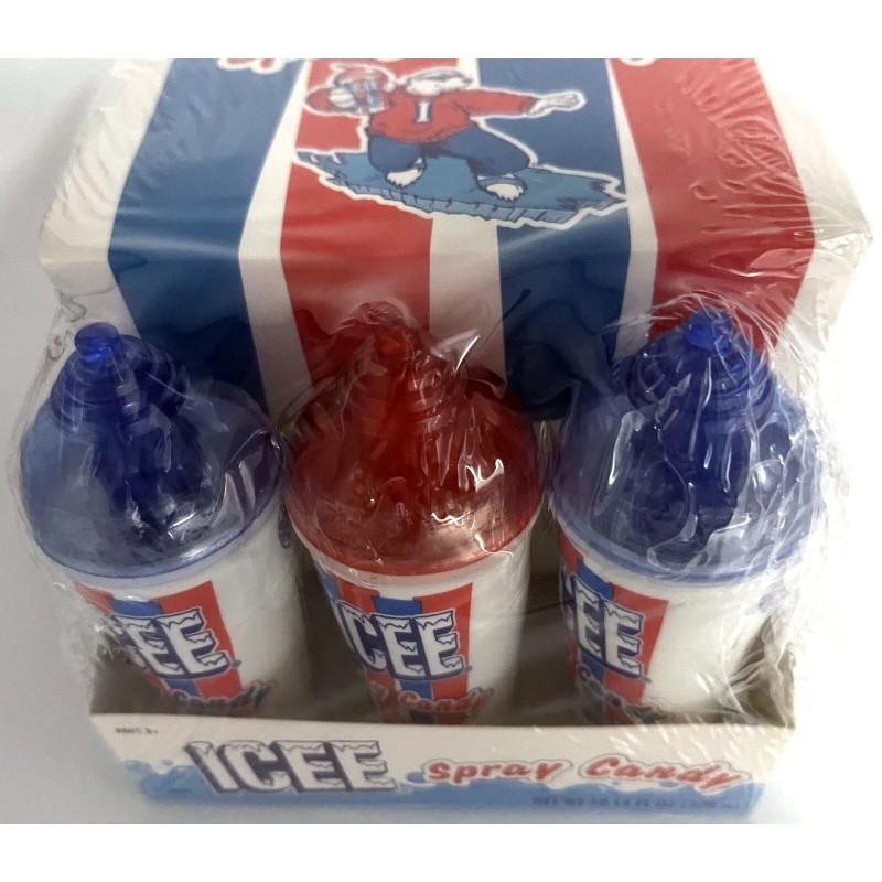 Koko's Confectionery ICEE Spray Candy Koko's 12 Count Box Cherry