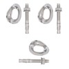 3Pair Rock Climbing Bolt Hanger Stainless Steel Climbing Anchor for