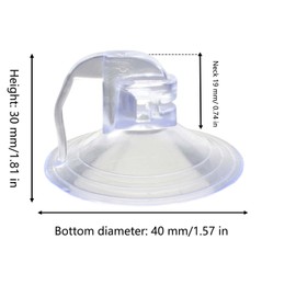 Sunshade Suction Cups 24Pcs Car Window Shades Suction Cups Windshield Suction Cups Car Shade Suction Cup for Car Shades Windows, Windshield, Kitchen, Bathroom (Clear)