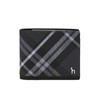 Hazzys (광주신세계)DUBLIN 블랙 체크 가죽 2단 반지갑 HJWA4F866BK (Daegu Shinsegae)