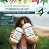 Zatural Neem Scalp Shampoo (8oz Shampoo & Conditioner Kit)