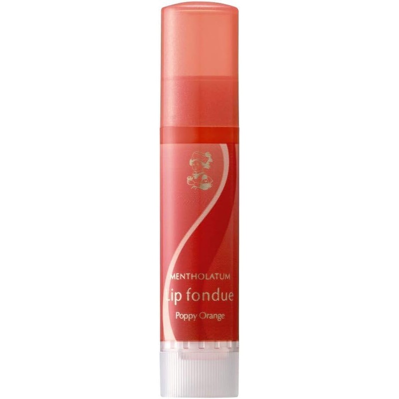Mentholatum Lip Gloss Lip Fondue Poppy Orange 0.1 oz (4.2