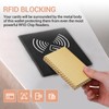 BONSYL® Credit Card Holder, RFID Blocking Slim Metal Credit Card