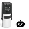 stampexpression - Cute Robot Head Self Inking Rubber Stamp -