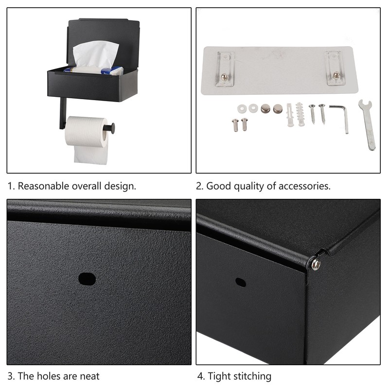 Rolling Paper Rack Can Put Wet Wipes Stainless Steel Drawer