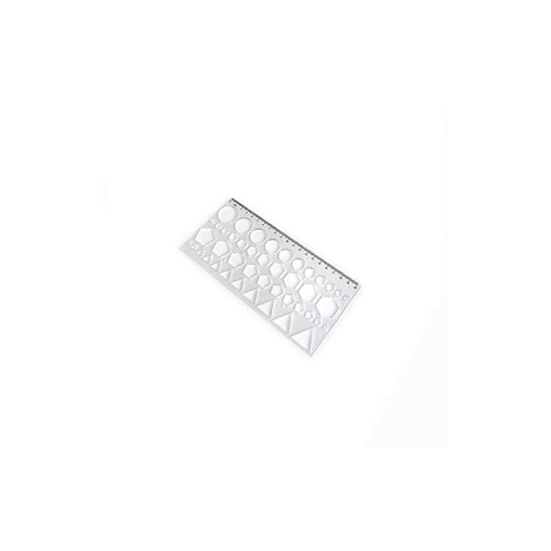 Nakatoshi Sangyo Co., Ltd. Pattern Template Ruler, 3.9 x 8.3