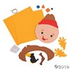Scarecrow Handprint Craft Kit - Makes 12 - Fall Crafts