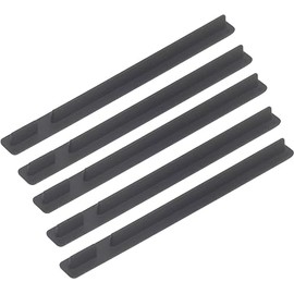 5pcs Audio Fan PCI Socket Cover Riser Card Motherboard PCI-E X16 Dust Cover Hole Block 88x7.5mm Black