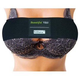 ViDava Breast Implant Stabilizer Band, Post Surgery Breast Augmentation and Reduction Strap, High Impact Support Band, Chest Belt, Breast Support Bandage, One Size Fits Most
