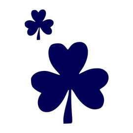 2 X irish Shamrock Semi Permanent Tattoo Waterproof Lasts 1-2 weeks ireland