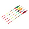 5PCS Multiple Color Balsa Wood Fishing Float Bobber Bite Indicator