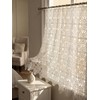 Molaxhome Butterfly Valance Curtains 63x12in Window Treatment for Home Kitchen