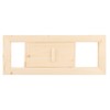 Ventilation Grille, Wooden Rectangle Ventilation Grille Ventilation Steam Bath Sauna