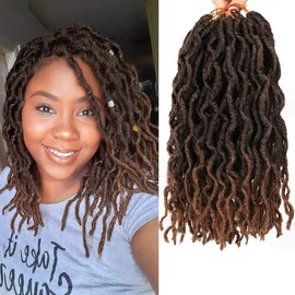 Trenzas sintéticas de ganchillo de 12 pulgadas, 6 paquetes/lote Bo imitación Locs Crochet rastas sintéticas rastas trenzas de pelo sintético (20 raíces/paquete) #T1B/30