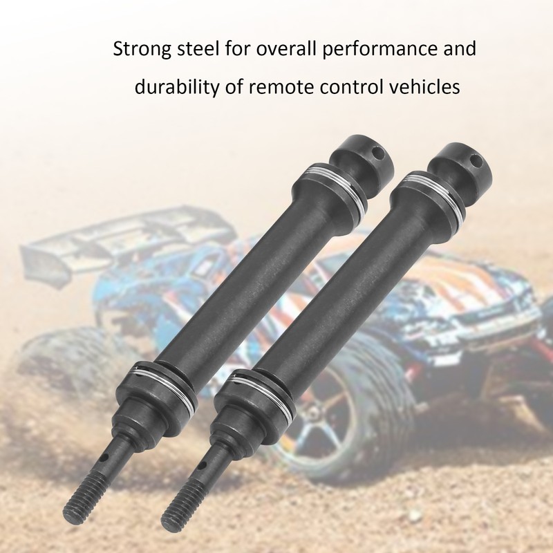 2Pcs Front Rear Steel Spline Drive Shaft for TRAXXAS Mini