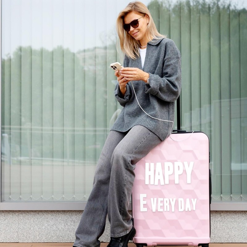 12 PCS Letter Stickers Vinyl Waterproof, Alphabet Sticker Large Vinyl