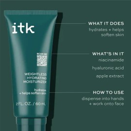 Itk Skincare - Hidratante Facial Hidratante Sin Peso, Hidrat                                                                                          