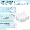 Coipdfty Self Draining Soap Dish Holder,Silicone Soap Dish,for Bathroom,Kitchen, Sponges，Can