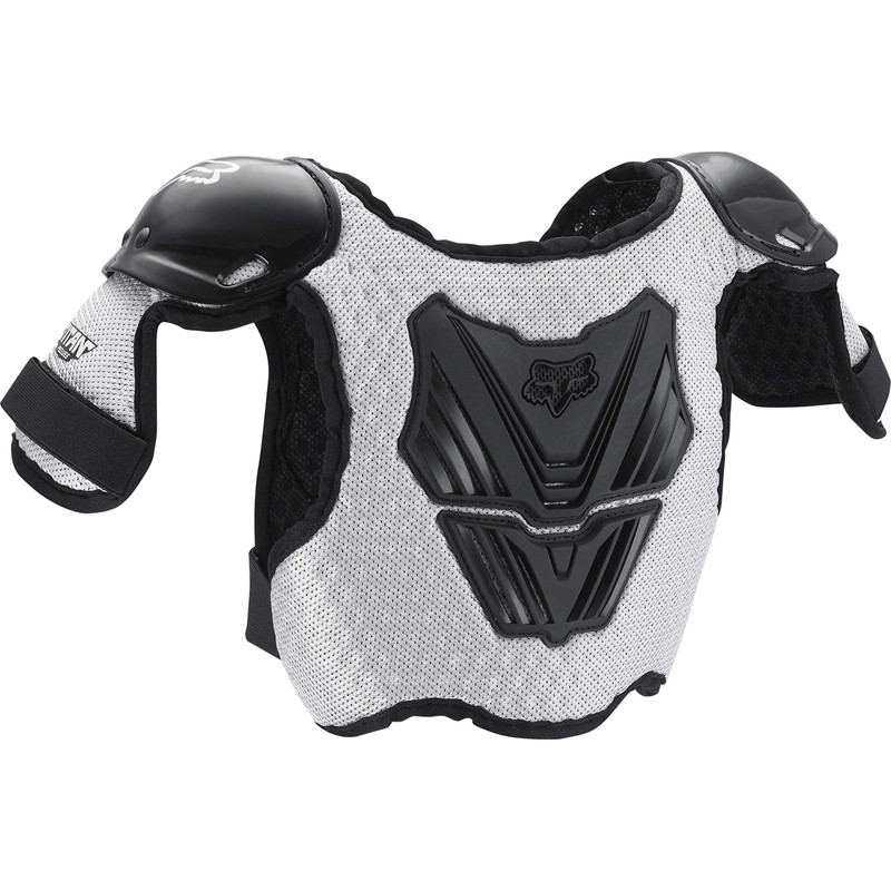 Fox Racing Pee Wee Titan Roost Deflector - Youth Small/Medium/Black/Silver