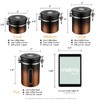 malmo Coffee Canister, Airtight Coffee Container with Date Tracker Lid,