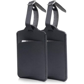 flintronic Travel Luggage Tags, 2PCS Baggage Labels, Suitcase ID Tags, Handbag Tag Labels, Luggage Suitcases Tags for Preventing Loss of Bags and Suitcases