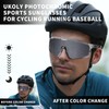 Ukoly Baseball/Running Sunglasses Cycling Glasses For Men Women,Sport Sunglasses HD