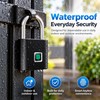 Fingerprint Padlock for Keyless Access – Rechargeable Zinc Alloy Lock