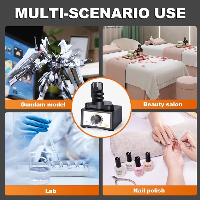 Mini Vortex Mixer, DIY Model Paint Shaker, Hands-Free, Three-Stage Speed
