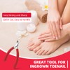AOOWU Toenail Clippers for Ingrown Toenail, Straight Blade Podiatrist Nail