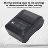 58mm Portable Mini Thermal QR Code Printer 2in Cordless USB