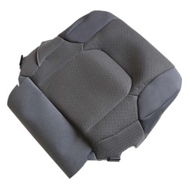 NLQR Front Driver Side Bottom Replacement Cloth Seat Cover Steel Gray Compatible with Nissan Frontier SV Crew Cab 2005 2006 2007 2008 2009 2010 2011 2012 2013 2014 2015 2016 2017 2018 2019