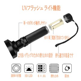 LED Ultraviolet Light, Black Light, Detector Light, 395NM, 100 LED, Flashlight, Invisible Dirt, Pet Urine, Waterproof, Shockproof, Anti-Counterfeit, Mineral Appraisal, Fluorescent Brightener Checking, Scorpion Catching, Night Fishing