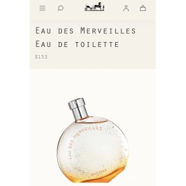 HERMÈS 2ml HERMES Eau des Merveilles EDT Eau De Toilette Spray Vial Travel Unisex Mini