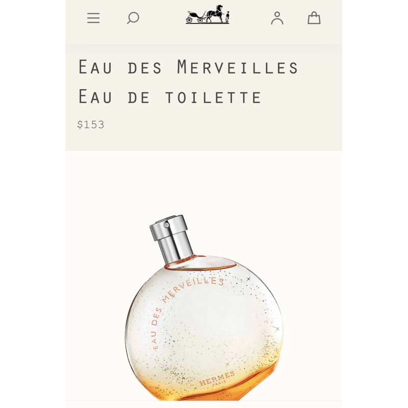 HERMÈS 2ml HERMES Eau des Merveilles EDT Eau De Toilette