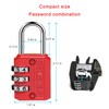 SISAV 3 Digit Combination Lock Mini Combination Lock Locker Lock