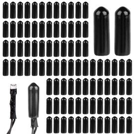 lasuroa 200pcs No Glow Caps for String Lights, Christmas Light Covers Suitable for 0.2 Inch Diameter LED Tubes Lights Glow Cap Lights-String Cap to Hide for Outdoor Yard Party Favor